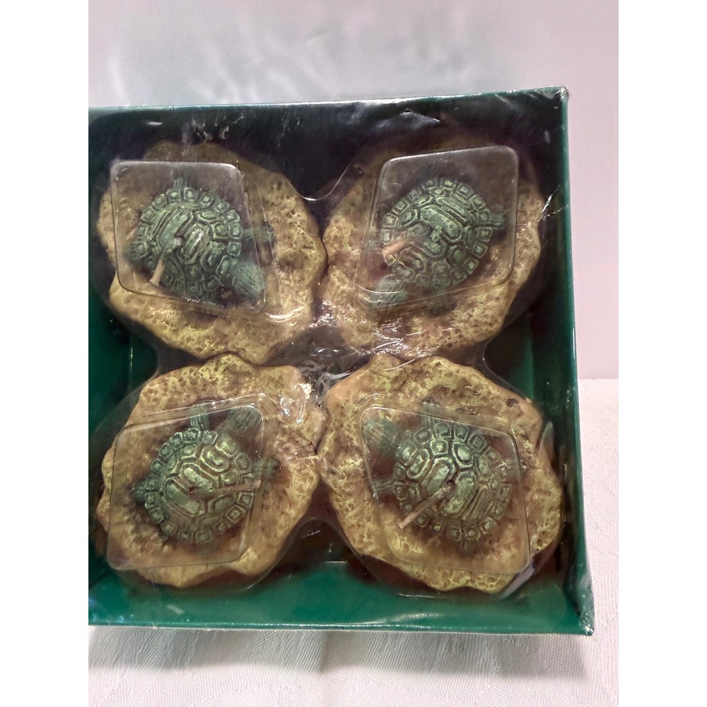 Midwest of Cannon Falls Turtle Floating Candles Set of 4 Green Outdoor Decor